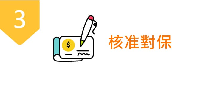 核准對保
